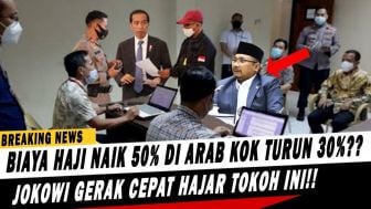 CEK FAKTA: Jokowi Ancam Reshuffle Menag Yaqut Gegara Usul Naikkan Biaya Haji, Benarkah?