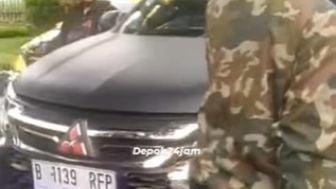 Viral Ribut Pajero Pelat RFP Vs Angkot di Depok, Netizen: Nggak Manusia, Nggak Pelat Mobil, R Tetap Meresahkan