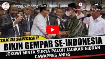 CEK FAKTA: Bikin Gempar! Benarkah Jokowi Minta Surya Paloh Jadikan Gibran Cawapres Anies?