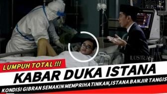 CEK FAKTA: Berita Duka, Gibran Lumpuh Total hingga Bikin Istana Banjir Air Mata, Benarkah?