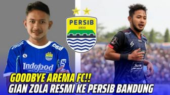 CEK FAKTA: Benarkah Arema FC Bubar dan Gian Zola Kembali Perkuat Persib Bandung?