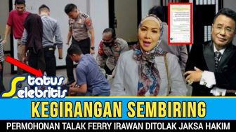 CEK FAKTA: Permohonan Cerai Ferry Irawan Ditolak Mentah-mentah oleh Hakim dan Jaksa, Benarkah?