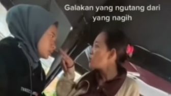 Viral Emak-emak Ditagih Hutang, Bukannya Bayar Malah Ngamuk