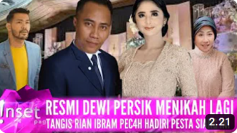 CEK FAKTA: Dewi Perssik Resmi Menikah dengan Pilot Rully, Tangis Rian Ibram Pecah Hadiri Pesta Pernikahan, Benarkah?