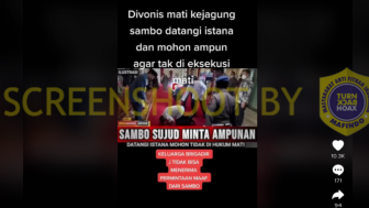 CEK FAKTA: Ferdy Sambo Sujud Minta Ampun ke Jokowi Agar Tak Dieksekusi Mati