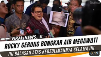 CEK FAKTA: Rocky Gerung Bongkar Aib Megawati, Balasan Atas Kezaliman yang Dilakukan Ketum PDIP, Benarkah?