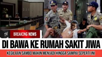 CEK FAKTA: Breaking News Ferdy Sambo Dilarikan ke RSJ, Jadi Gila karena Tak Dibesuk?