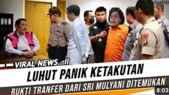 CEK FAKTA: Ditemukan Bukti Transfer dari Sri Mulyani, Bikin Luhut Getar Getir