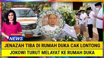 CEK FAKTA: Innalillahi, Iringan Mobil Jenazah Tiba di Rumah Duka Cak Lontong, Presiden Jokowi Turut Datang Melayat