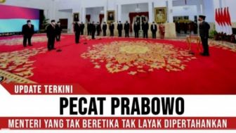 CEK FAKTA: Presiden Jokowi Copot Posisi Prabowo Subianto Sebagai Menhan