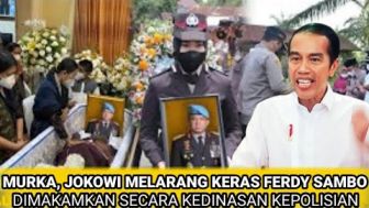 CEK FAKTA: Murka, Jokowi Larang Keras Ferdy Sambo Dimakamkan Secara Kedinasan Kepolisian