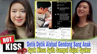 CEK FAKTA: Detik-detik Alshad Ahmad Gendong Anak Kandungnya, Tangis Nissa Asyifa Pecah hingga Sujud Syukur