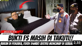 CEK FAKTA: Gempar! Ferdy Sambo Tak Mendekam di Penjara, Justru Menginap di Hotel, Benarkah?