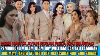 CEK FAKTA: Boy William dan Ayu Ting Ting Diam-diam Lamaran, Demi Harta Ayah Rozak Rela Anaknya Pindah Agama