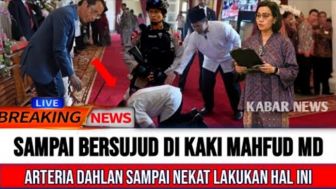 CEK FAKTA: Arteria Dahlan sampai Sujud Minta Maaf di Kaki Mahfud MD Buntut Skandal Rp300 T Kemenkeu?