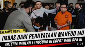CEK FAKTA: Benarkah Arteria Dahlan Dicopot dari Kursi DPR RI, Imbas Pernyataan Mahfud MD?