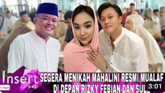 CEK FAKTA: Demi Menikahi Rizky Febian, Mahalini Resmi Mualaf di Depan Sule