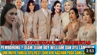 CEK FAKTA: Ayu Ting Ting Murtad Demi Harta Boy William, Direstui Ayah Rozak