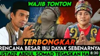 CEK FAKTA: Ustaz Abdul Somad Bongkar Rencana Besar Ida Dayak