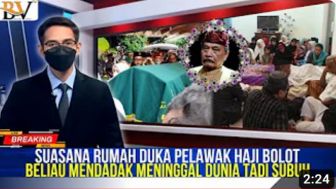 CEK FAKTA: Innalillahi, Begini Suasana Rumah Duka Pelawak Haji Bolot, Beliau Mendadak Meninggal