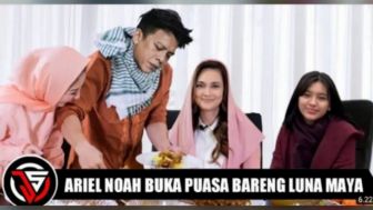 CEK FAKTA: Di Bulan Penuh Berkah, Luna Maya dan Ariel NOAH Buka Puasa Bersama Ajak Alleia?