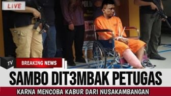 CEK FAKTA: Ferdy Sambo Nyaris Kabur dari Nusakambangan, Kakinya Ditembak Petugas Lapas hingga Lumpuh