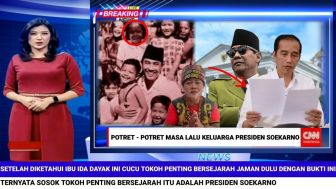 CEK FAKTA: Presiden Jokowi Kaget! Tak Disangka Ida Dayak Ternyata Cucu Soekarno