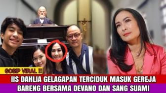 CEK FAKTA: Iis Dahlia Panik Terciduk Masuk Gereja Bareng Suami dan Devano Danendra, Murtad Sekeluarga?