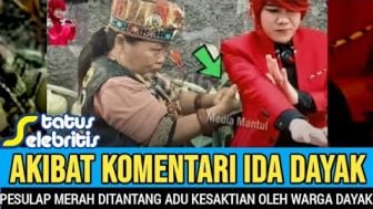 CEK FAKTA: Ragukan Ida Dayak, Pesulap Merah Ditantang Warga Dayak