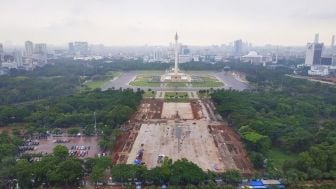 Kementerian PUPR Turun Tangan untuk Hijaukan Kembali Monas yang Digunduli Anies