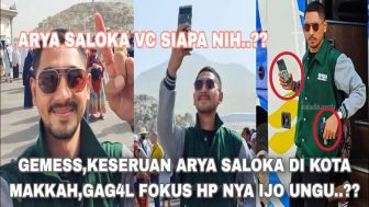 CEK FAKTA: Arya Saloka Terciduk Video Call Amanda Manopo saat Umroh, Benarkah?