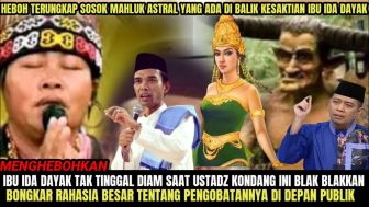 CEK FAKTA: Ustadz Dhanu dan UAS Bongkar Sosok Astral di Balik Pengobatan Ida Dayak