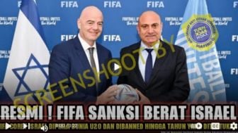 CEK FAKTA: FIFA Berikan Sanksi Berat kepada Timnas Israel atau Belasungkawa Tragedi Kanjuruhan?