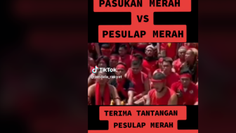 CEK FAKTA: Viral, Terima Tantangan Pesulap Merah Akhirnya Pasukan Merah Berangkat ke Jakarta