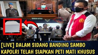 CEK FAKTA: Kapolri Siapkan Peti Mati di Sidang Banding Ferdy Sambo