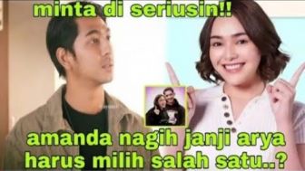 CEK FAKTA: Amanda Manopo Beri Ultimatum Arya Saloka: Pilih Salah Satu