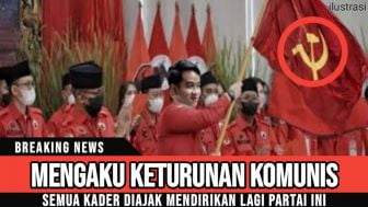 CEK FAKTA: Gibran Rakabuming Ngaku Keturunan Komunis, Mas Wali Ajak Semua Kader Dirikan Partai Ini Lagi