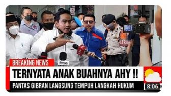 CEK FAKTA: Mas Wali Kota Solo Akan Mengambil Langkah Hukum, Apa Hubungannya dengan AHY?