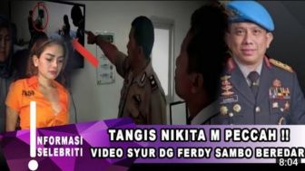 CEK FAKTA: Beredar Video Syur Ferdy Sambo dengan Nikita Mirzani