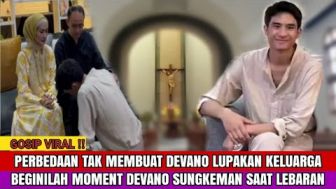 CEK FAKTA: Meski Beda Agama, Devano Tetap Datang Sungkem di Hari Lebaran, Benarkah?