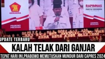 CEK FAKTA: Kalah Telak Dari Ganjar Pranowo! Prabowo Subianto Memutuskan Mundur Sebagai Capres