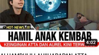 CEK FAKTA: Hamil Anak Kembar, Keinginan Atta dan Aurel Terwujud