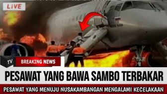 CEK FAKTA: Berangkat ke Nusakambangan, Pesawat yang Ditumpangi Ferdy Sambo Terbakar Akibat Kecelakaan