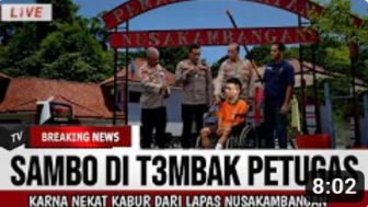 CEK FAKTA: Mencoba Kabur dari Lapas, Ferdy Sambo Ditembak Petugas