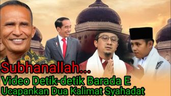 CEK FAKTA: Alhamdulillah, Barada E Resmi Mualaf dan Ucapkan Dua Kalimat Syahadat