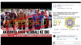 CEK FAKTA: Ahok Bakal Kembali Menjabat di Pemprov DKI Jakarta?