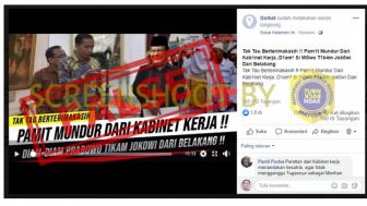 CEK FAKTA: Menteri Pertahanan Prabowo Subianto Mundur dari Kabinet Kerja Presiden Joko Widodo?