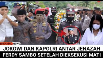 CEK FAKTA: Jokowi dan Kapolri Antar Jenazah Ferdy Sambo Sampai ke Rumah Duka Setelah Eksekusi Mati