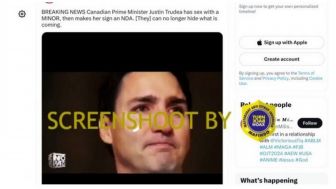 CEK FAKTA: Perdana Menteri Kanada Justin Trudeau Melakukan Hubungan Intim  dengan Anak Di Bawah Umur?