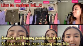 CEK FAKTA: Amanda Manopo Jual Murah Barang Pemberian Arya Saloka di Live Instagram, Bukti Ingin Lupakan Masa Lalu